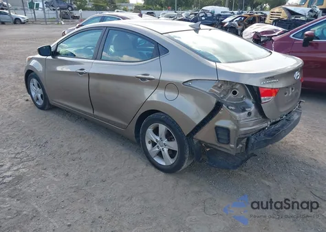 2013 Hyundai Elantra Gls from USA, damaged, VIN 5NPDH4AE8DH329985